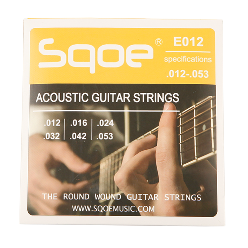SQOE QX-SQ-E012 комплект струн для акустической гитары (12-53)