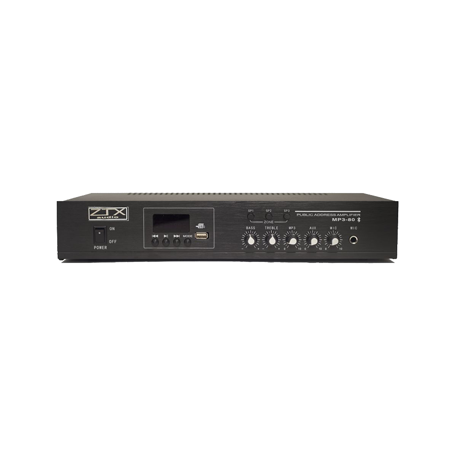 ZTX audio MP3-80 трансляционный усилитель мощности 80W